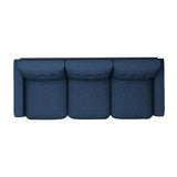 3 Seat Sofa Couch With Tufted Back Upholstered Couch For Living Room