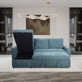 Greer Green Pop-Up Sleeper Loveseat