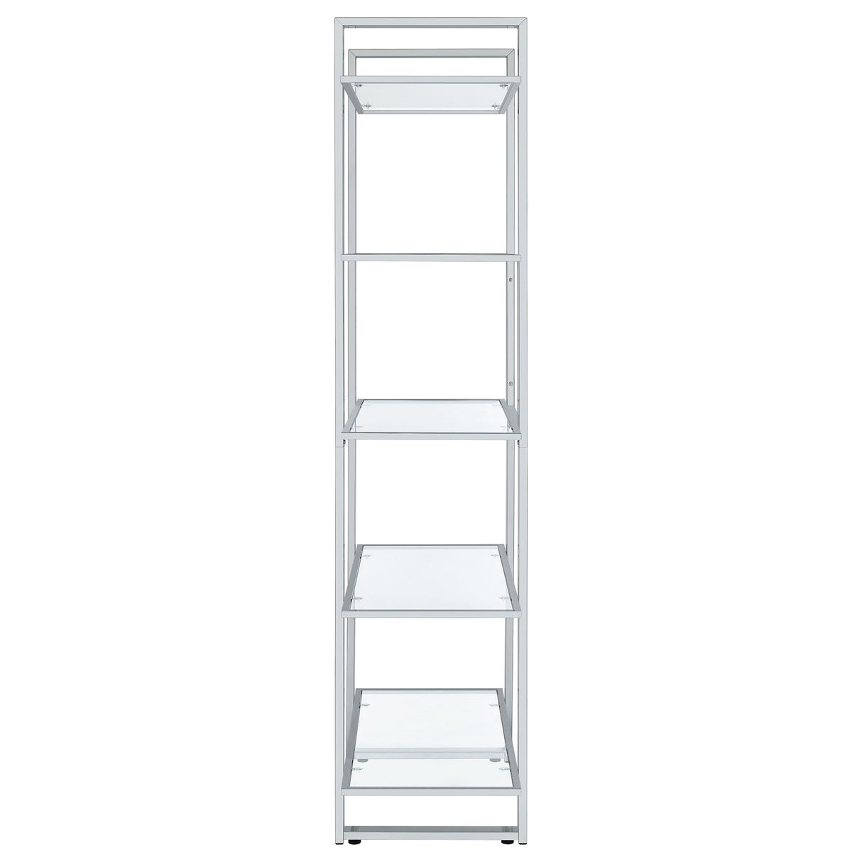 Colfax - 5 Shelf Bookshelf - Clear