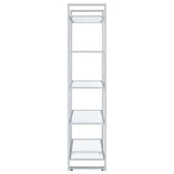 Colfax - 5 Shelf Bookshelf - Clear