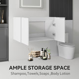 Floating Bathroom Vanity Cabinet With Soft Close Double Doors, Spacious Interior Storage, Wall Mounted, Cabinet Only