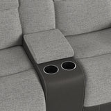 Hornet - 3 Piece Motion Sectional Set With Console And 2 Recliners