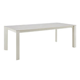 Breeze - Powder Coated Rectangle Metal Outdoor Dining Set With Cushions
