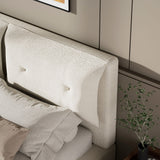 Airframe - Upholstered Bed Frame With Double Layered Upholstered Headboard