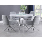 Anchor - Round Dining Table - Gloss White