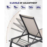 Chaise Lounge Outdoor (Set of 2)