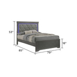 Blaze - Modern Bedroom Set With LED Headboard