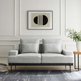 68 Inch Modern Upholstered Fabric Loveseat - Loveseats available at Alpine Outlets in Denver