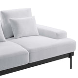 68 Inch Modern Upholstered Fabric Loveseat - Loveseats available at Alpine Outlets in Denver