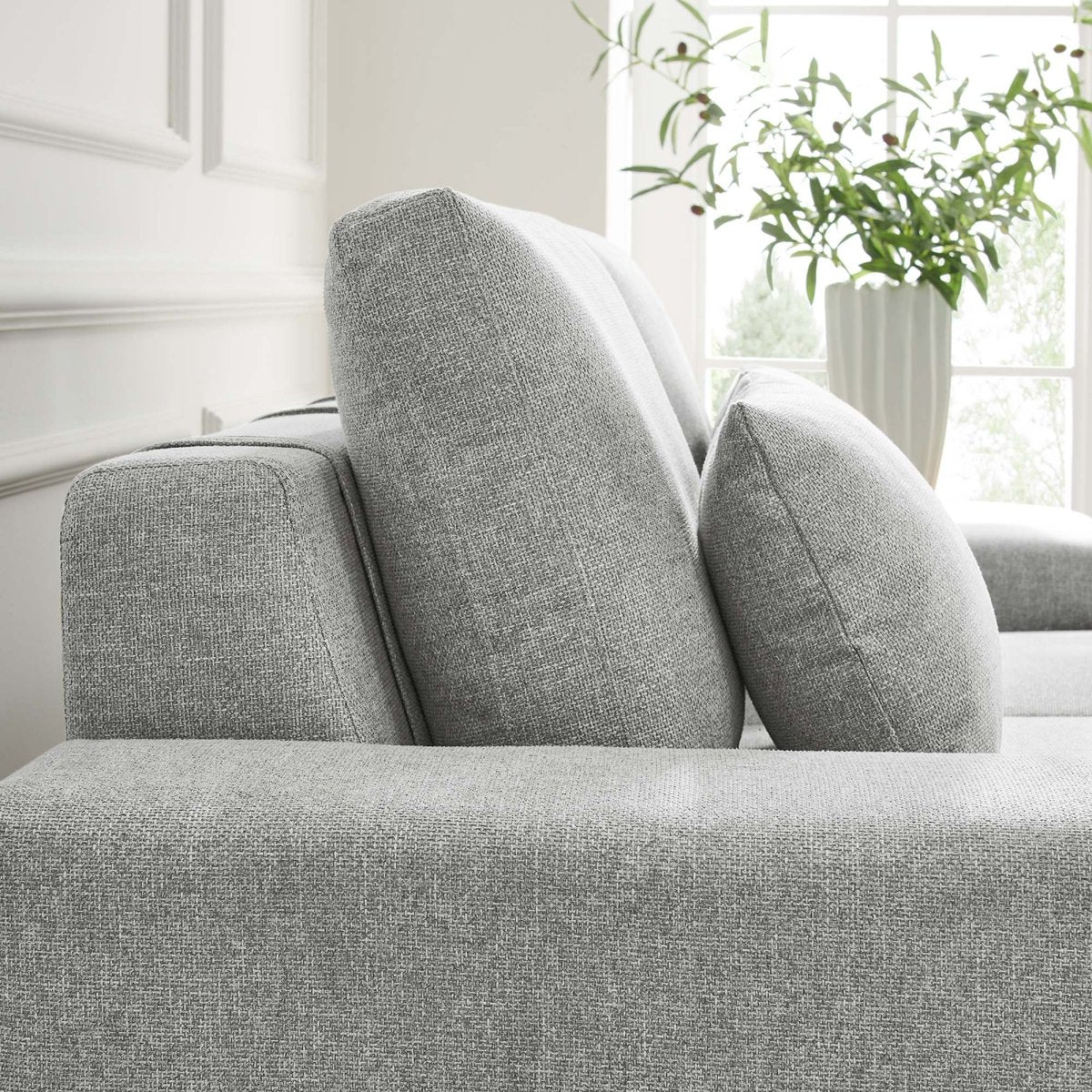 68 Inch Modern Upholstered Fabric Loveseat - Loveseats available at Alpine Outlets in Denver