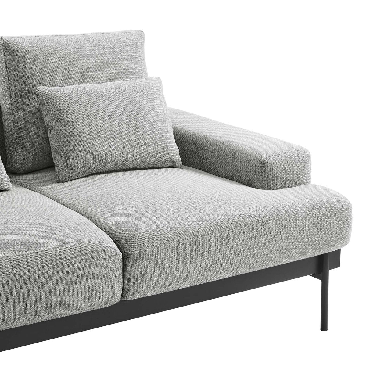 68 Inch Modern Upholstered Fabric Loveseat - Loveseats available at Alpine Outlets in Denver