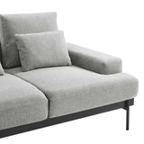 68 Inch Modern Upholstered Fabric Loveseat - Loveseats available at Alpine Outlets in Denver