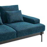 68 Inch Modern Upholstered Fabric Loveseat - Loveseats available at Alpine Outlets in Denver