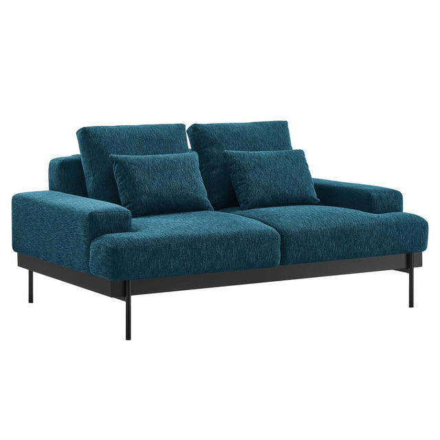 68 Inch Modern Upholstered Fabric Loveseat - Loveseats available at Alpine Outlets in Denver