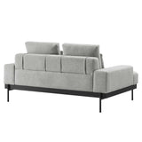 68 Inch Modern Upholstered Fabric Loveseat - Loveseats available at Alpine Outlets in Denver