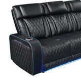Electra - Power Reclining Set With Power Headrests, Massage And LED Lighting