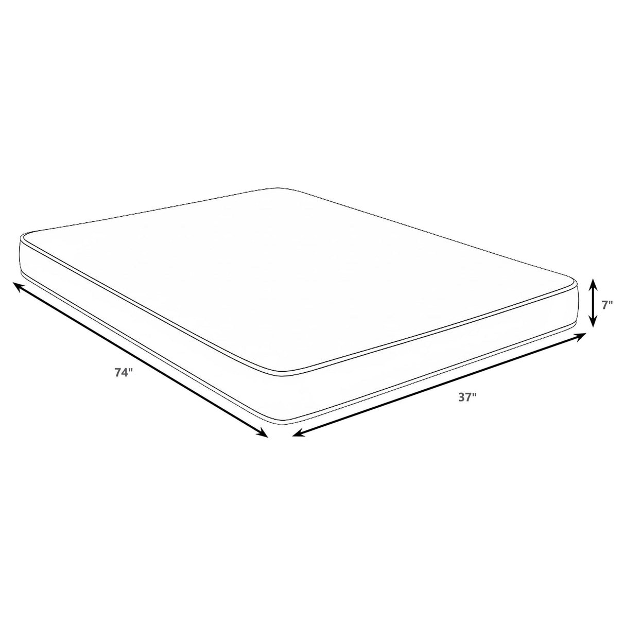 Cienaga - Mattress With Firm Support - White - Twin