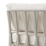 Breeze - Cream Metal Outdoor Club Chair With Cushions - Pearl
