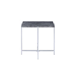 Adelae - End Table - Gray / Chrome - End Tables - Alpine Outlets