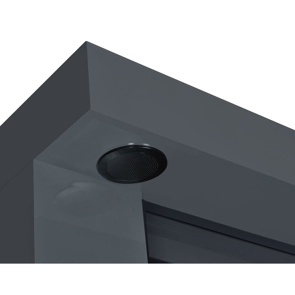 TV Stand Fireplace Console With Bluetooth Speaker