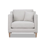 Chair With High Track Arms - Beige