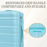 Tourist 3 Piece Luggage Set, Combination Lock, Durable Hard Shell With 360° Silent Wheels
