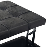 Harrison - Upholstered Coffee Table Storage Ottoman