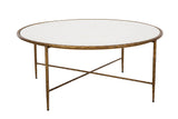 Evelyn - Coffee Table - White / Gold