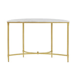 Bordeaux - Console Table - White / Gold