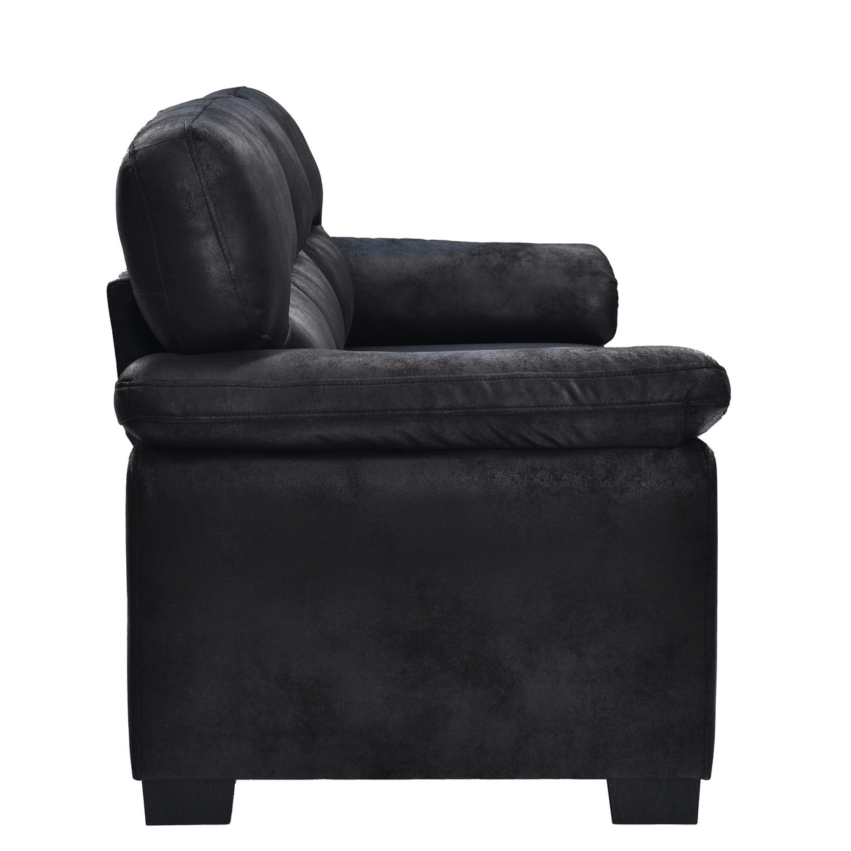 3 Seater Sofa With Padded Armrests And Triangular Leg