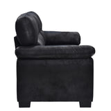 3 Seater Sofa With Padded Armrests And Triangular Leg