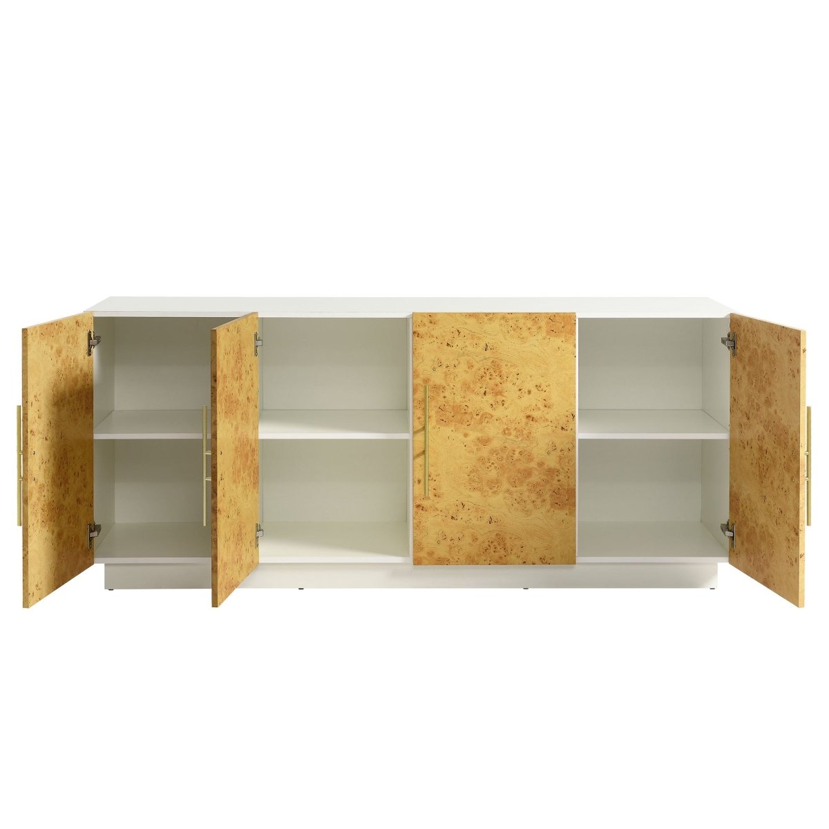 69 Inch Burl Wood Sideboard Buffet TV Stand - TV Stands available at Alpine Outlets in Denver