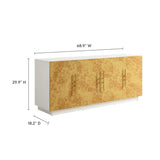 69 Inch Burl Wood Sideboard Buffet TV Stand - TV Stands available at Alpine Outlets in Denver