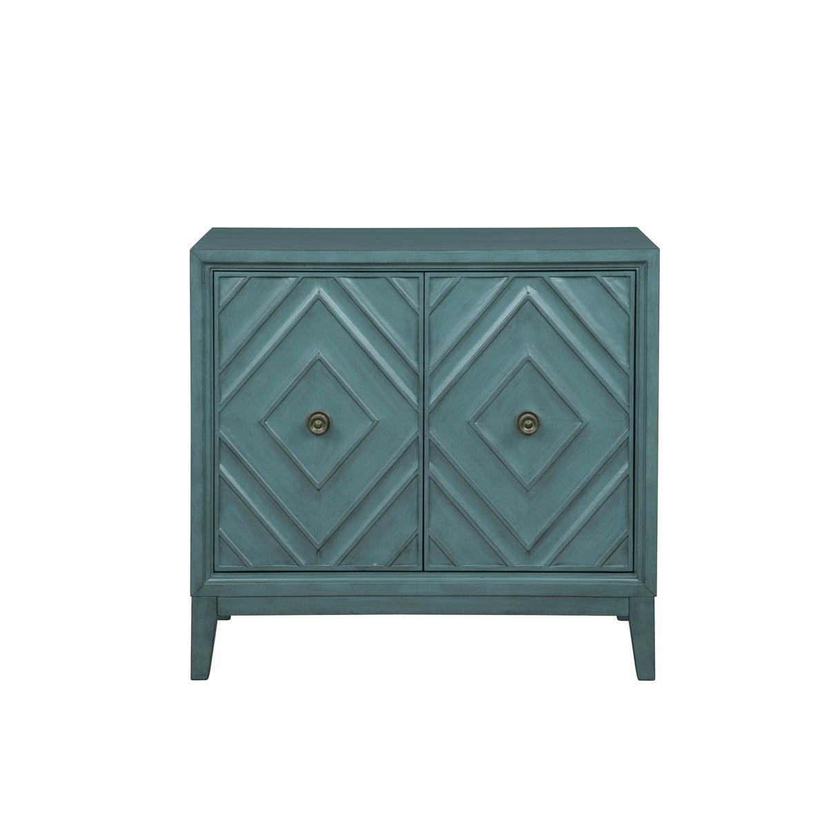 Dian Diamond Blue 2 Door Cabinet