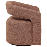 Brillia - Swivel Accent Chair - Burgundy