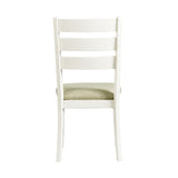 Park Creek - Ladder Back Side Chair (Set of 2) - Cottage White Finish