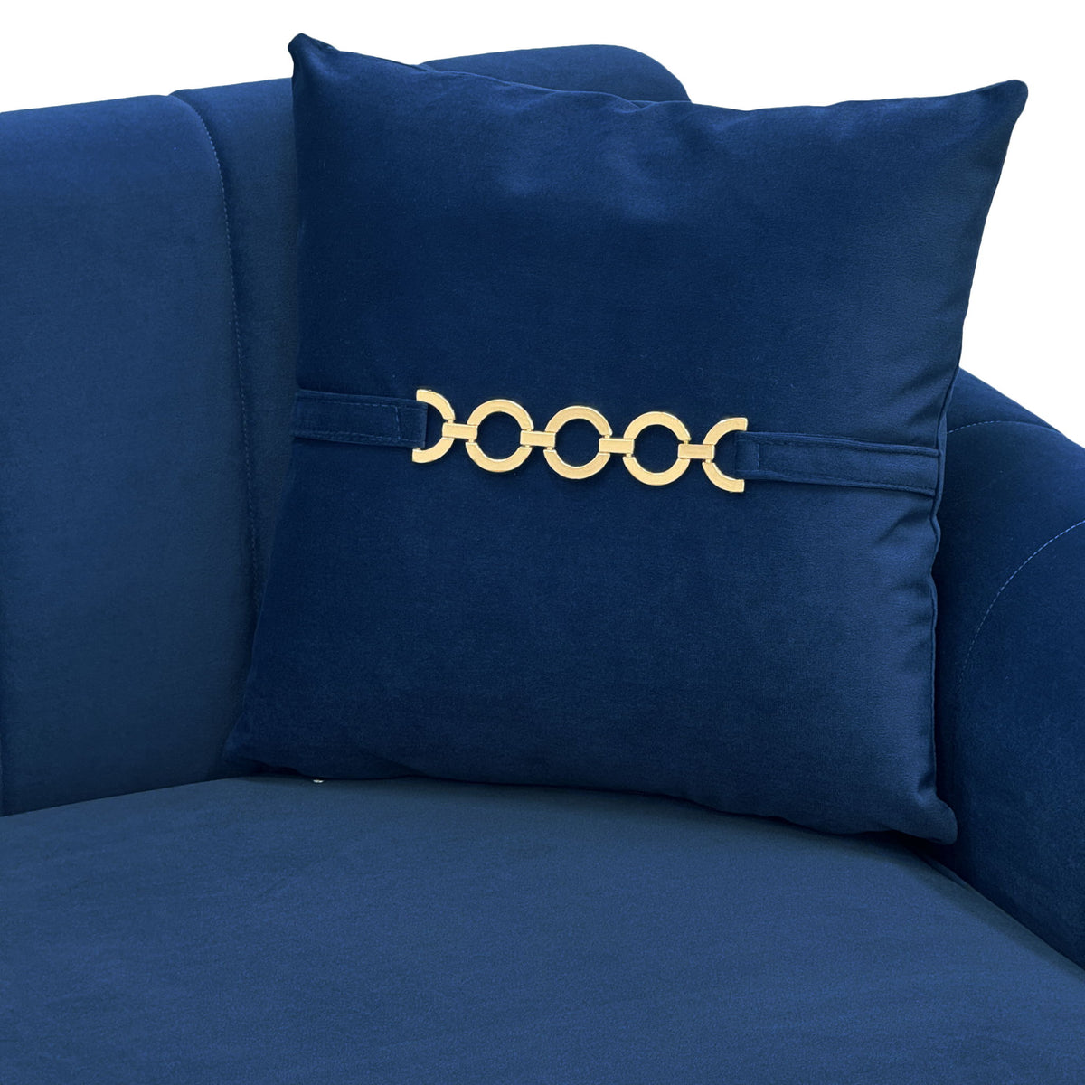 2 Piece Sofa 3 Seater Sofas Set - Blue