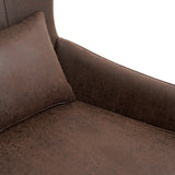 Leisure Chair With Curved Backrest