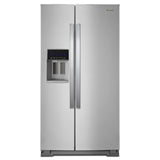 Whirlpool 20.6-cu ft Counter-Depth 36-in Wide Side-by-Side Refrigerator with Ice Maker