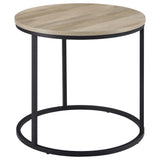Arrize - Round Side End Table - Pine Wood