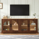 TV Stand With Semi Arched Doors