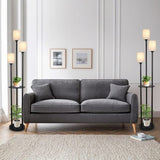 Modern Shelf Floor Lamp with 3 Lights