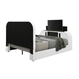 Shelyn - Bed With LED, TV Stand, Fireplace & Bluetooth