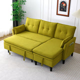 L-Shaped Reversible Chaise Sectional Sofa With Storage