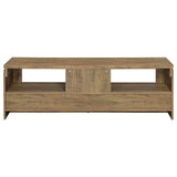 Tesoro - TV Stand With 2 Drawers - Mango Color