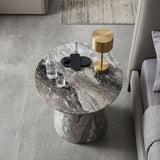 Circular Coffee Table With Adjustable Feet