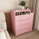 Flip Mirror Vanity Desk With Adjustable LED Lights & Stool For Bedroom