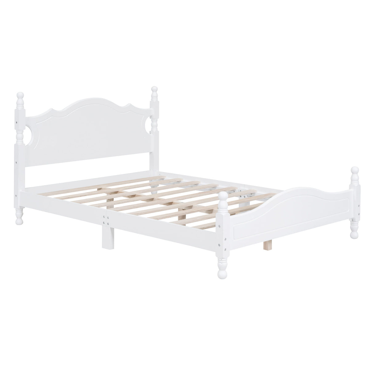 Platform Bed Frame With Slat Support