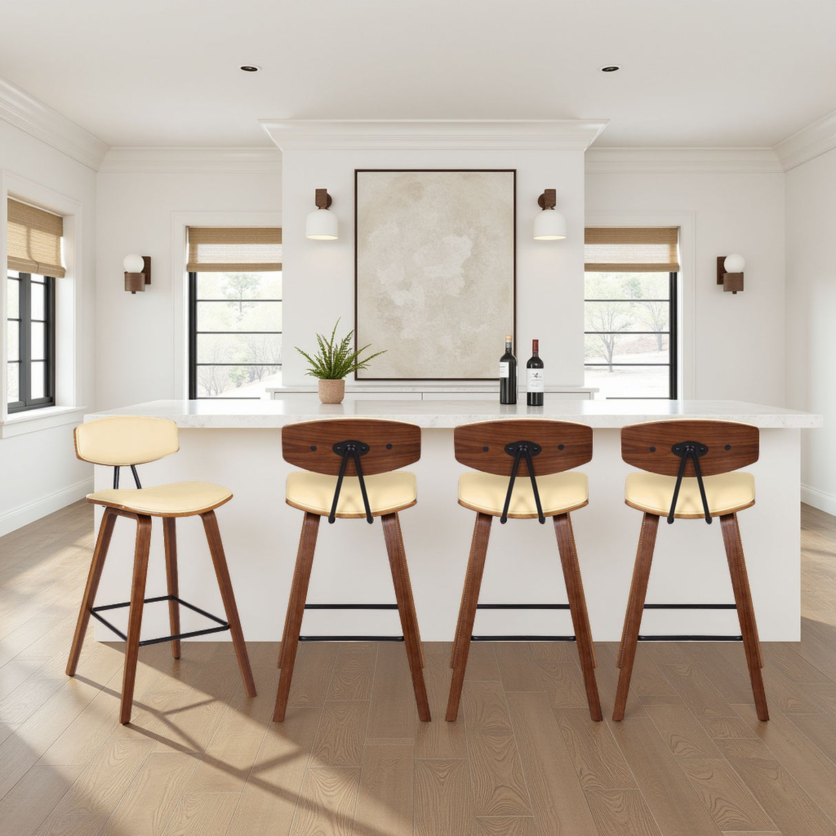 Fox - Mid-Century Bar Stool