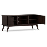 Draper - Handcrafted Mid Century Low TV Media Stand